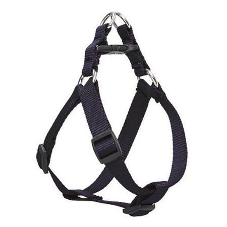 PETPALACE 5 in. Black 12 in. - 18 in. Step in Dog Harness PE1664982